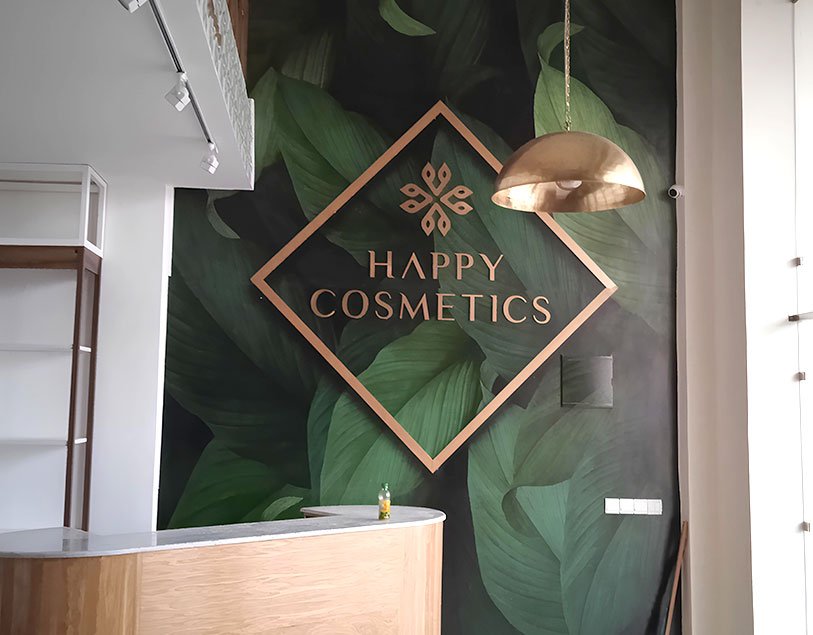 Décoration magazin happy cosmetics