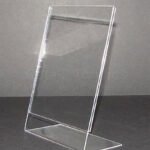 Support L en plexiglass A5 avec impreesion