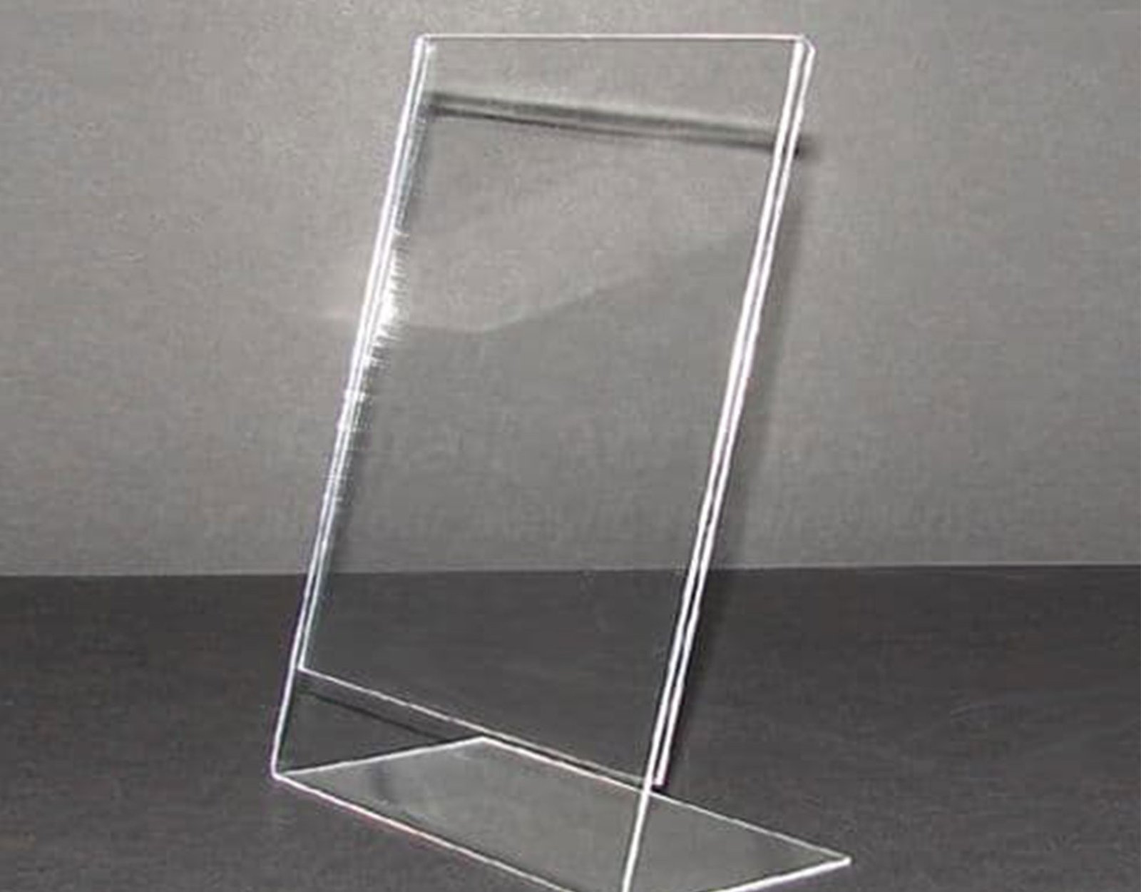 Support L en plexiglass A5 avec impreesion