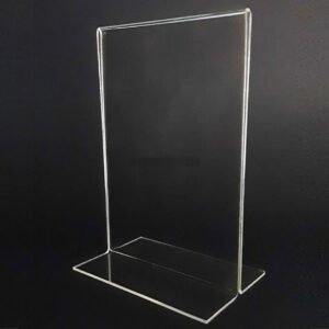 Support T en plexiglass
