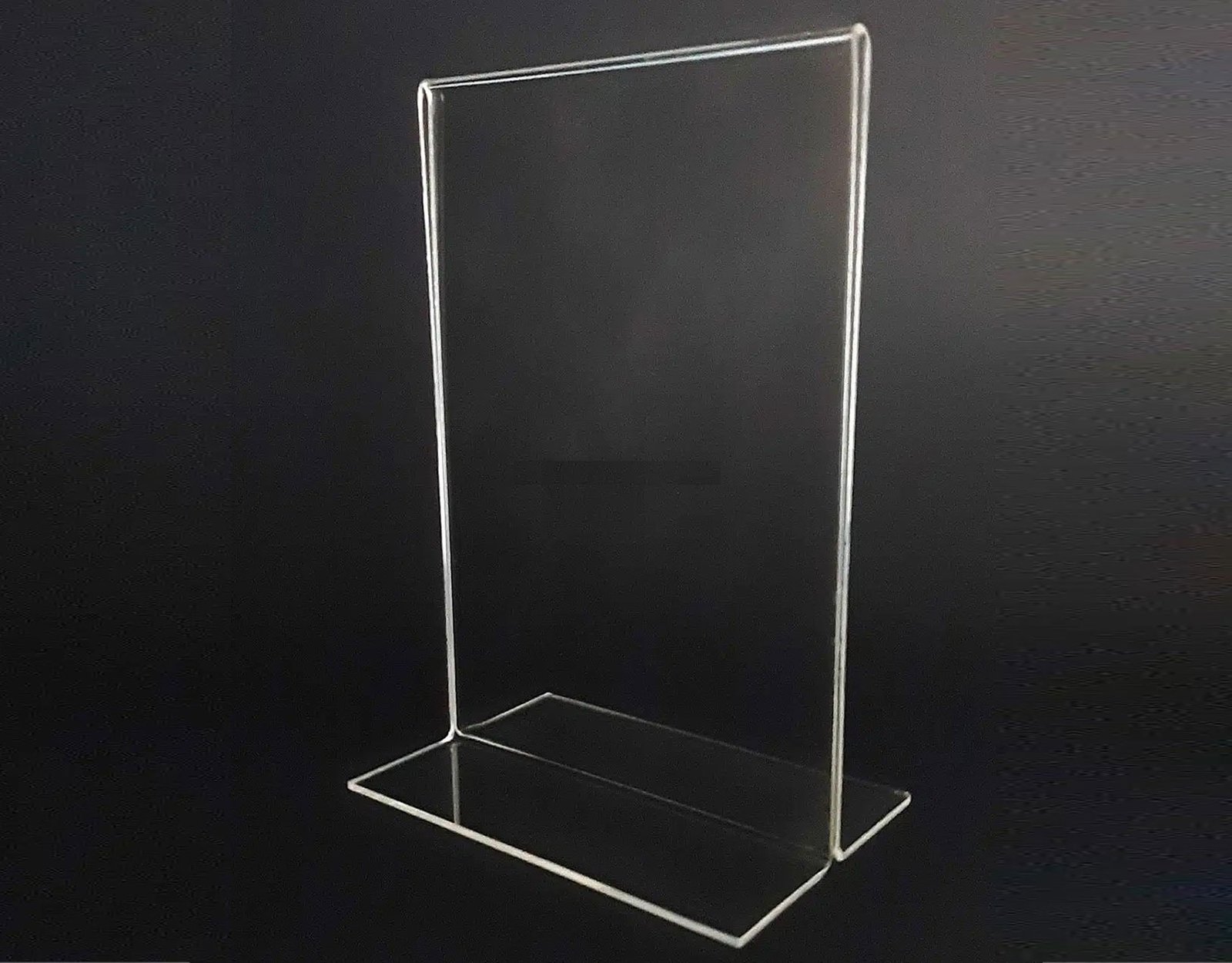 Support T en plexiglass