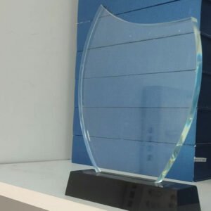 Trophée cristal avec impmression