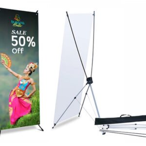 Support Xbanner avec impression