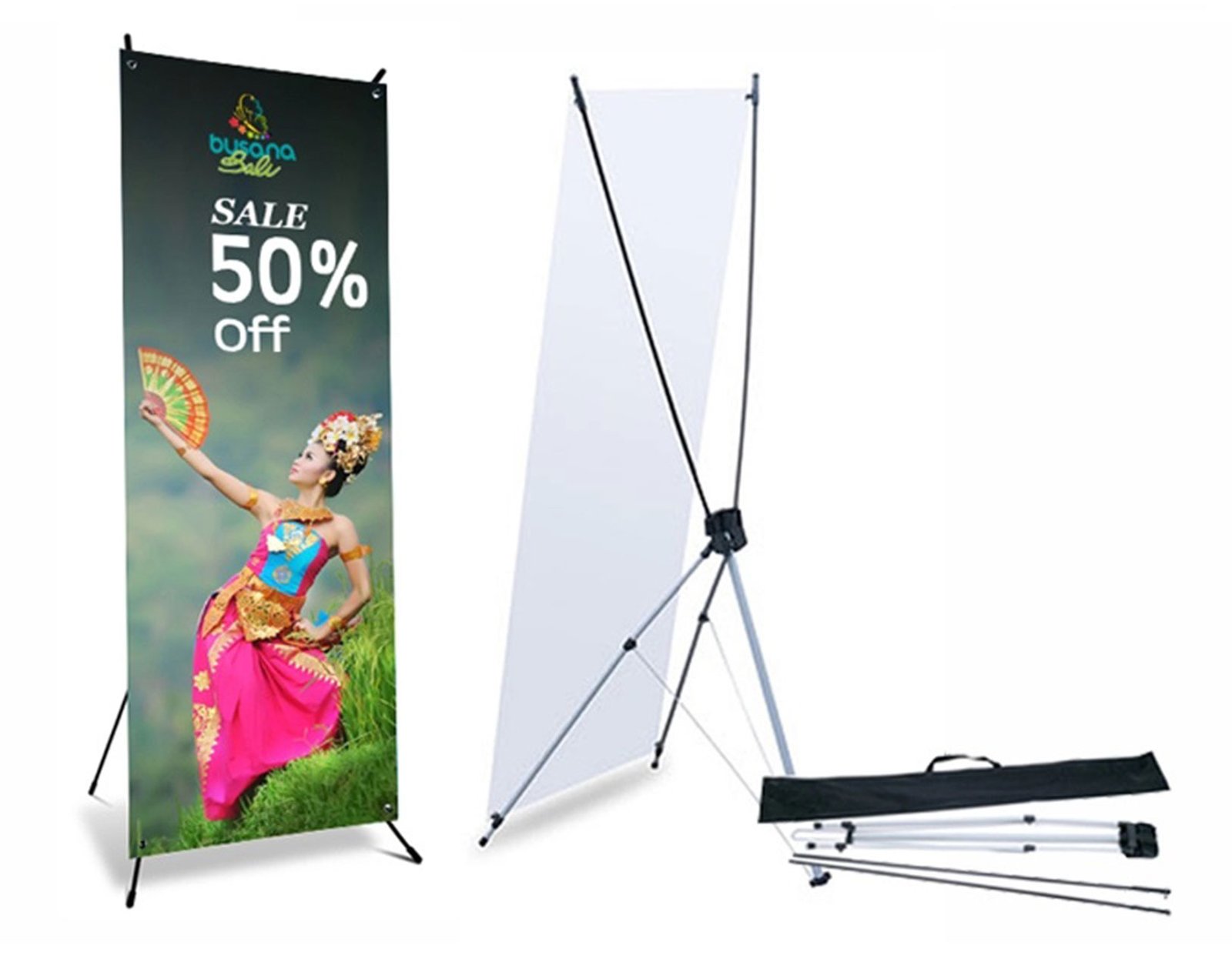 Support Xbanner avec impression